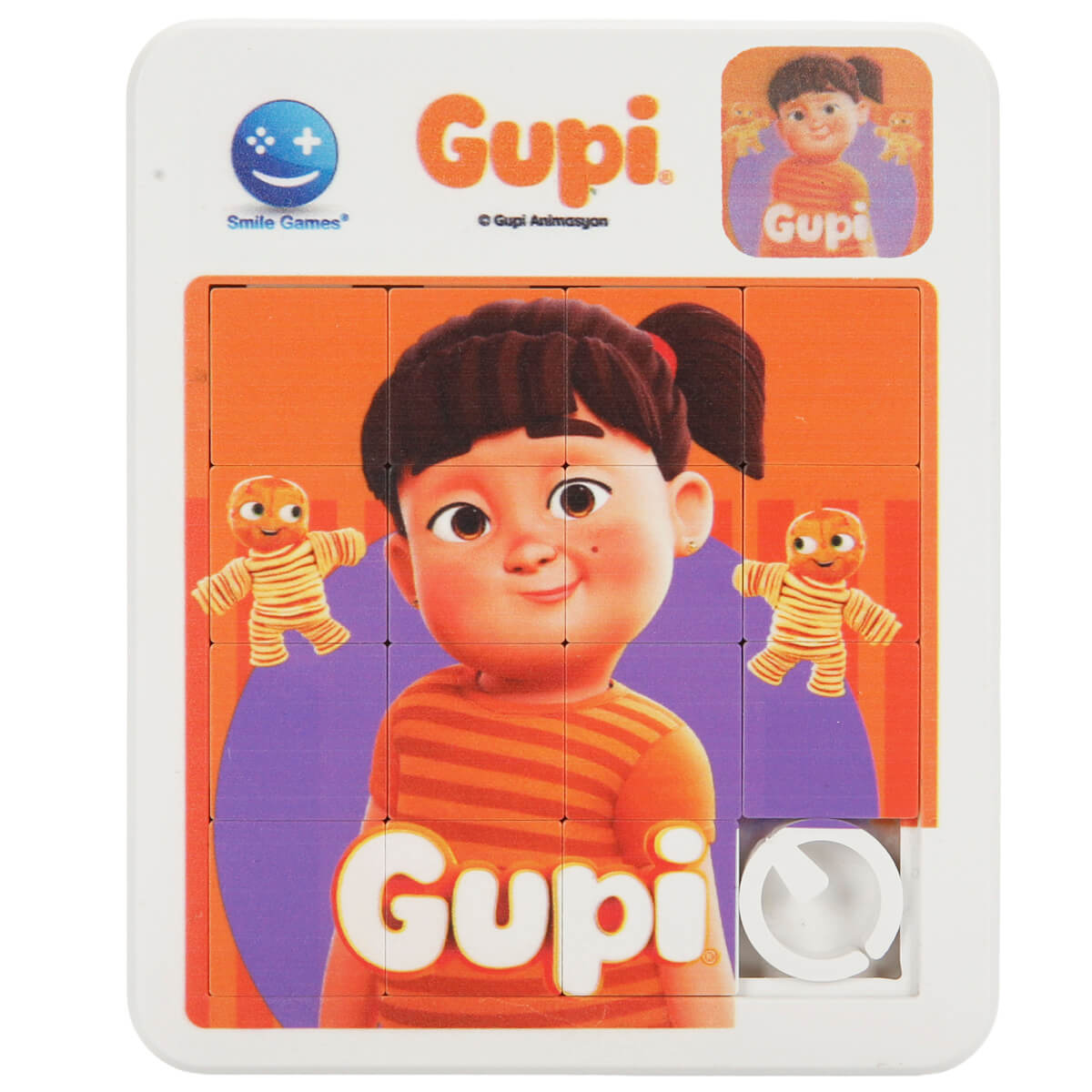 Smile Games Gupi Kaydırmalı Puzzle - Sepi
